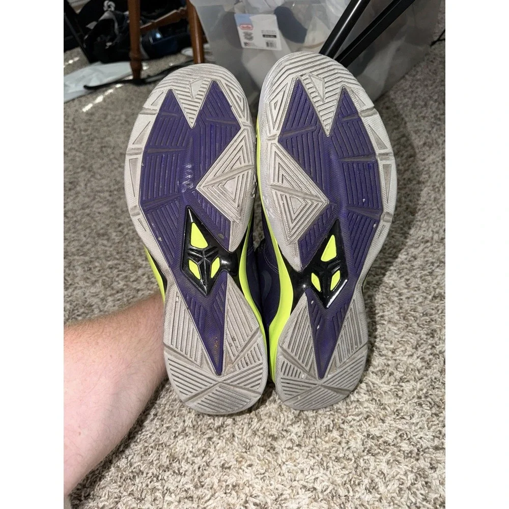 Nike Kobe Venomenon 4 Zoom Glow in the Dark Purple Yellow Volt Sz 13 635578-500